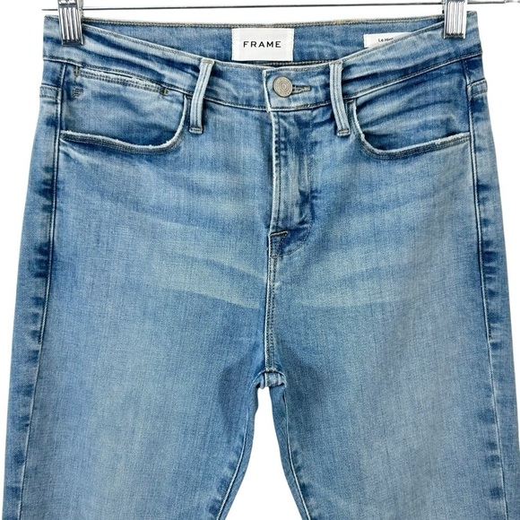Frame Le High Skinny Jeans with Raw Hem size 27 - Picture 2 of 6